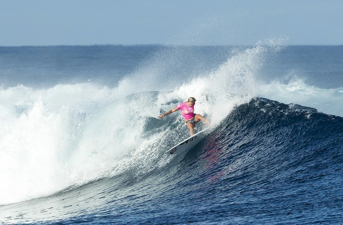 Etapa de Fiji da WSL, surfe, Bethany Hamilton (Foto: Kelly Cestari)