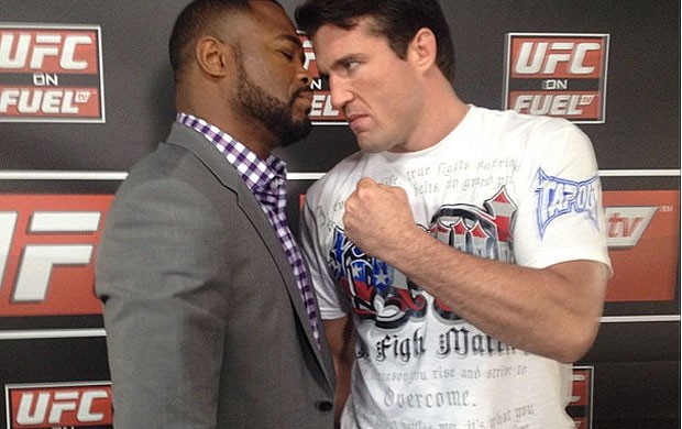 Encarada de Rashad Evans e Chael Sonnen, UFC (Foto: Reprodução / Instagram)