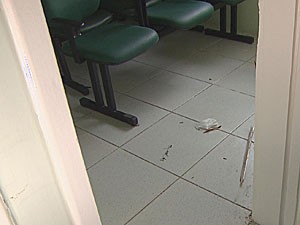 Roubo a clínica odontológica em Olinda (Foto: Reprodução / TV Globo)