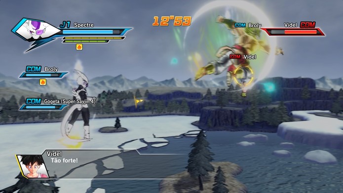 Dragon Ball Xenoverse: no segundo cenário, derrote Videl para liberar sua Alma Z (Foto: Reprodução/Vinícius Mathias)