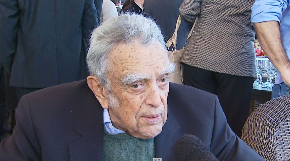 Paulo Nogueira-Neto morreu aos 96 anos — Foto: Reprodução / EPTV