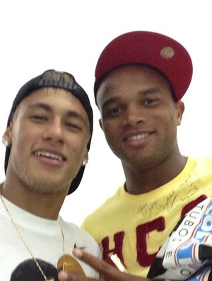 Neymar e Anderson Sales, Santos e Ituano (Foto: Reprodução / Instagram)