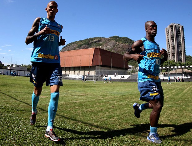 Seedorf rafael marques botafogo treino (Foto: Satiro Sodré / Agif)