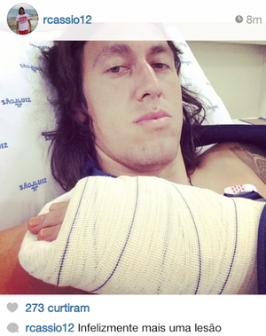 cassio corinthians lesão (Foto: Reprodução/Instagram)