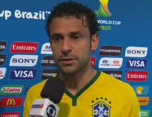Fred, atacante da seleção brasileira (Foto: Reprodução SporTV)
