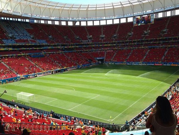 Estádio mané garrincha  POrtugal e Gana (Foto: Thiago Dias)