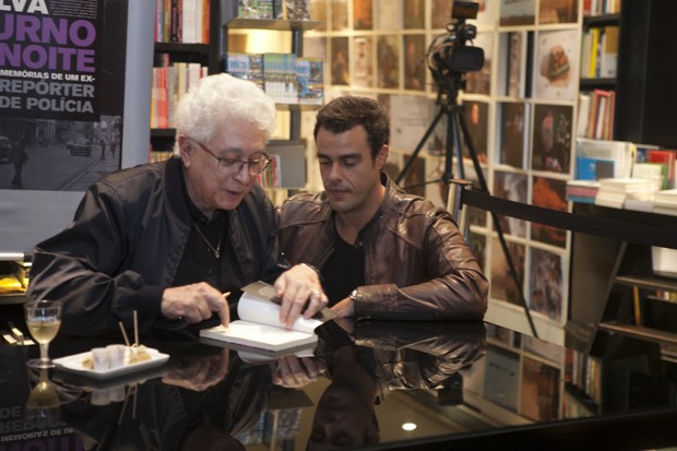 Joaquim Loes no lançamento do livro do Aguinaldo Silva (Foto: Roberto Teixeira / EGO)