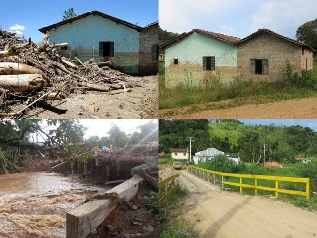 Itaóca tenta se reerguer após um ano da tragédia que matou 27 pessoas (Foto: G1)