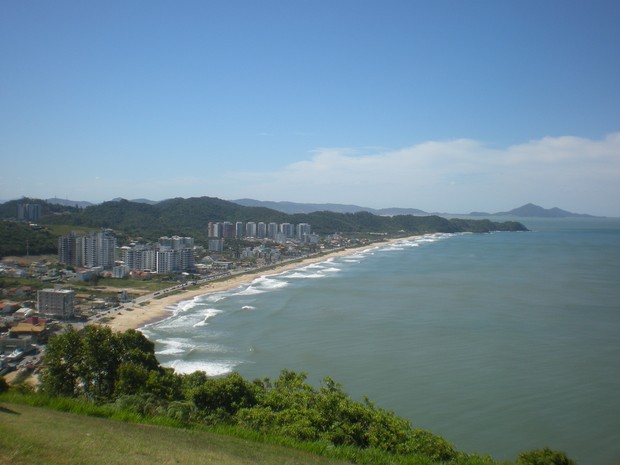 Local tem vista panorâmica para Praia Brava e Balneário Camboriú (Foto: Luíza Fregapani/G1 SC)