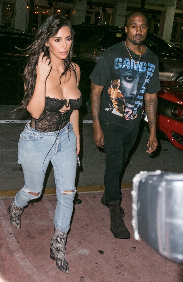 Kim Kardashian e Kanye West (Foto: BG013/Bauer-Griffin/GC Images) Kim Kardashian e Kanye West (Foto: BG013/Bauer-Griffin/GC Images)
