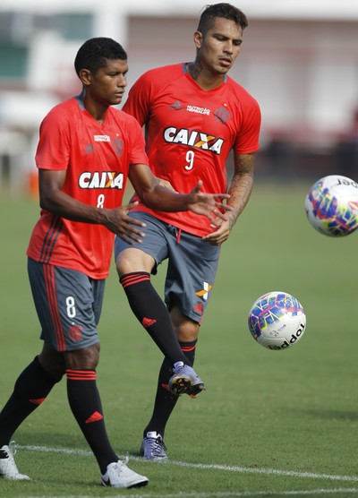 Márcio Araújo treinou na manhã deste sábado na Gávea, Flamengo (Foto: Gustavo Rotstein/GloboEsporte.com)