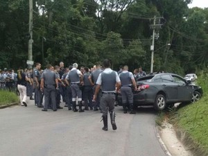Tiroteio entre policiais e grupo que roubou banco de Itupeva deixa mortos  (Foto: Divulgação/ GM de Jundiaí)