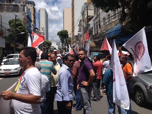 G1 Sindicalistas Fazem Protesto Contra Novas Regras Do Seguro