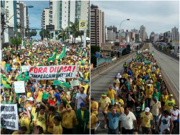 Protesto em Vila Velha (Foto: Roberto Pratti/ TV Gazeta)