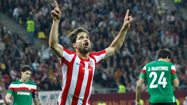 Diego, Atlético de Madrid x Athletic Bilbao (Foto: Reuters)