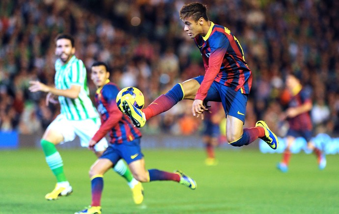 Neymar Barcelona e Betis (Foto: Agência AFP)