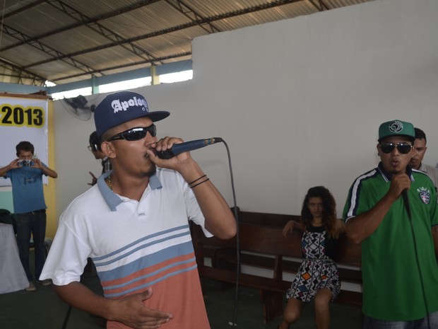 Batalha teve apresentação de três dos quatro eixos do hip hop (Foto: Abinoan Santiago/G1)