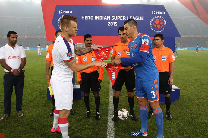 Riise Lucio Dehli Dynamos FC Goa (Foto: Divulgação Site oficial Indian Super League)