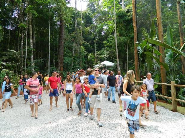 Em 2013, mais de 130 mil pessoas visitaram o parque. (Foto: Divulgação/ Vale)