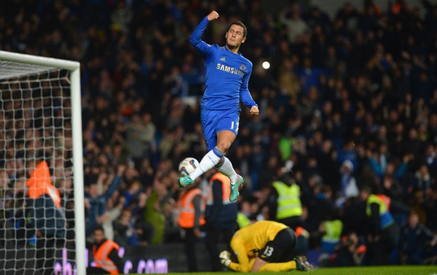 Eden Hazard gol chelsea (Foto: Getty Images)