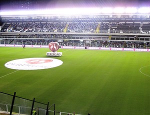 estádio Vila Belmiro jogo Santos Flamengo-PI (Foto: Lincoln Chaves)