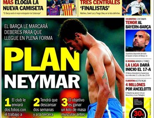 Neymar, jornal Marca (Foto: Reprodução)