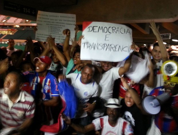 movimento bahia da torcida; torcedores (Foto: Raphael Carneiro)