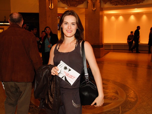 Alessandra Maestrini em teatro em São Paulo (Foto: Marcos Ribas/ Foto Rio News)