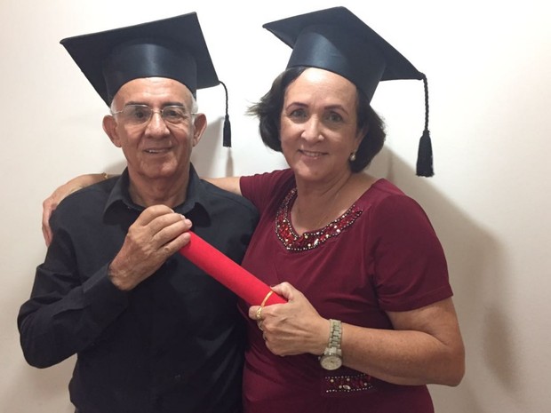 Filha de Brasil, Mrcia se formou com ele em direito, sua terceira graduao Goinia Gois (Foto: Mrcia Sales/ Arquivo Pessoal)