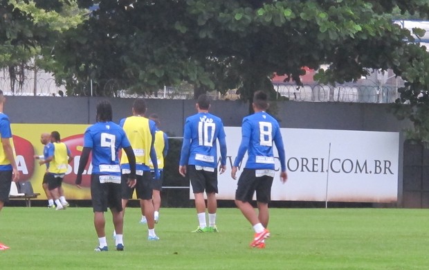 treino santos camisa esparadrapo (Foto: Fernando Prandi)