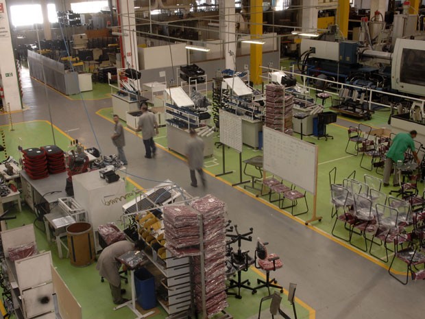 Produção da Giroflex-Forma é feita em fábrica em Taboão da Serra (SP) (Foto: Divulgação)