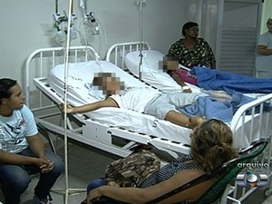 Juiz determina assistência médica a nove alunos após agrotóxico em escola, em Rio Verde, Goiás (Foto: Reprodução/TV Anhanguera)