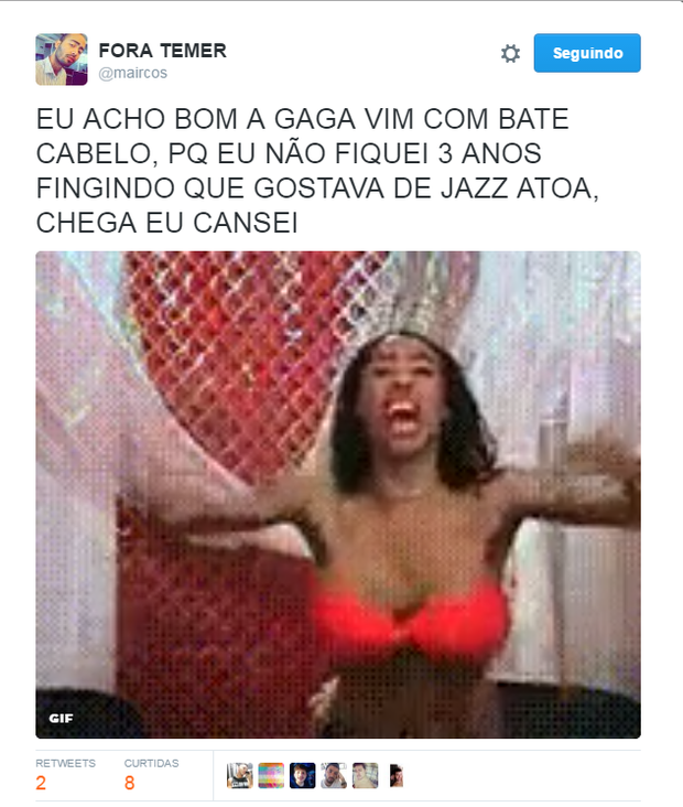 Internet comenta a volta de Lady Gaga pra música pop (Foto: Reprodução/Twitter) Internet comenta a volta de Lady Gaga pra música pop (Foto: Reprodução/Twitter)
