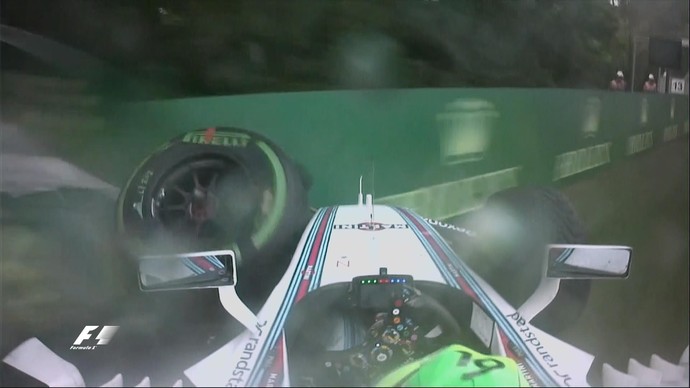 Felipe Massa bateu no treino classificatório para o GP da Hungria (Foto: Reprodução)