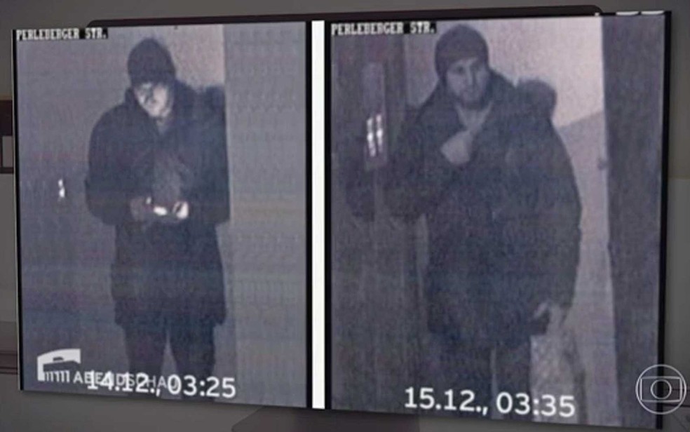  Tunisiano suspeito é fotografado em mesquita após ataque em Berlim (Foto: Reprodução/TV Globo)