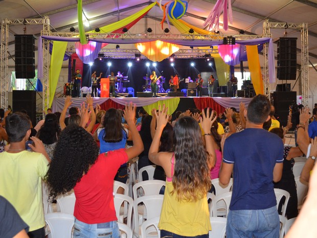 Cristoval é o maior retiro católico do oeste do Pará (Foto: Aritana Aguiar/G1)