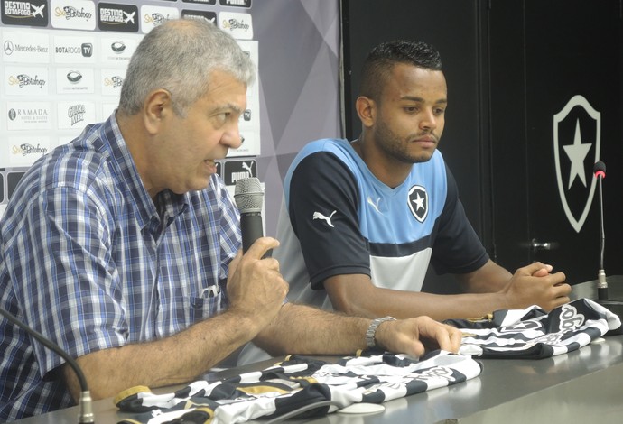 Mantuano e Pedro Rosa, Botafogo (Foto: Igor Rodrigues)