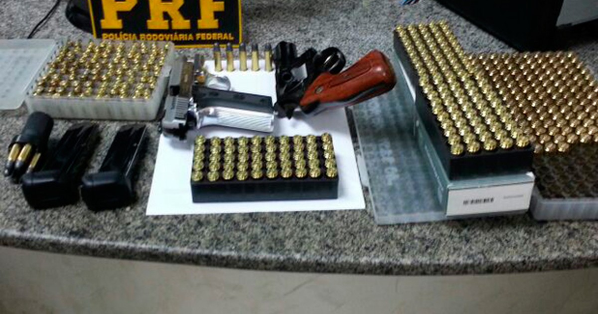 Duas armas e 520 munições são apreendidas pela PRF em Caicó ... - Globo.com