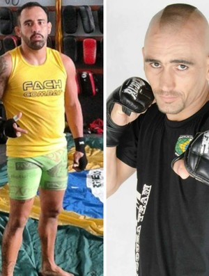 Dudu Bastos x Paulo Zé Doido é a luta principal do Capixaba Fight (Foto: Montagem sobre fotos de arquivo pessoal)