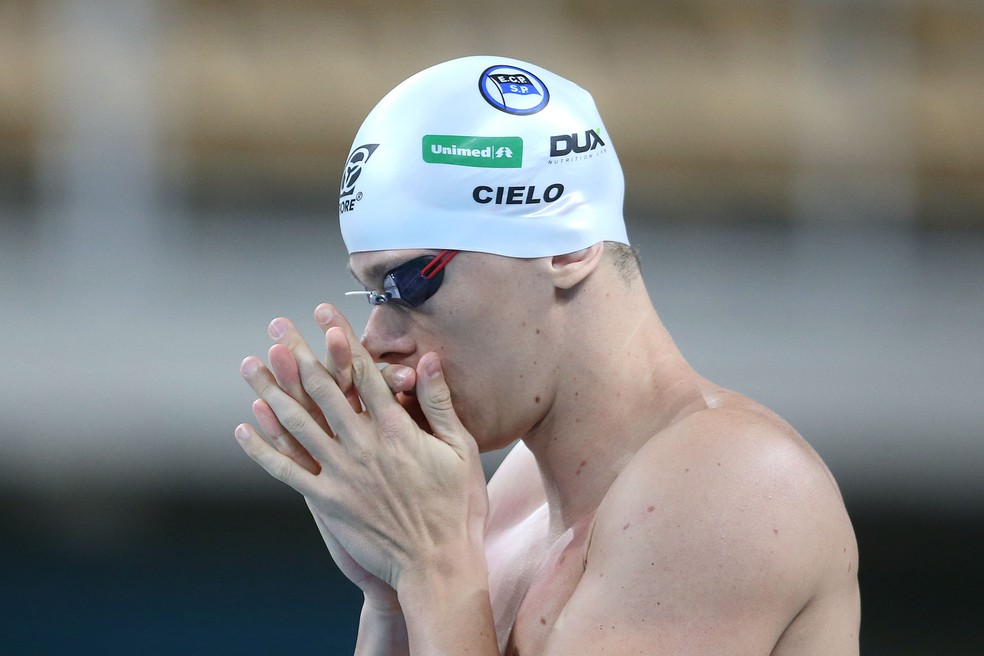 Cesar Cielo ficou em terceiro lugar (Foto: Satiro Sodré/SSPress/CBDA)