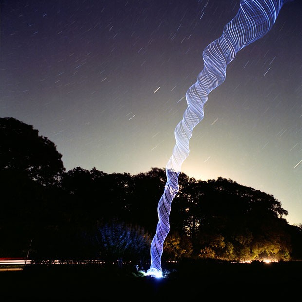 Tornados de luz (Foto: Martin Kimbell / Divulgação) Tornados de luz (Foto: Martin Kimbell / Divulgação)