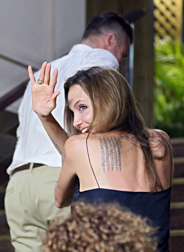 Angelina Jolie e Brad Pitt (Foto: AKM-GSI BRASIL / Splash News)
