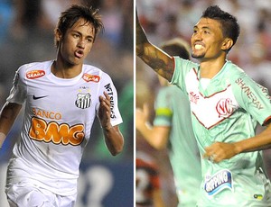 montagem Neymar x Kieza Santos x Náutico (Foto: Editoria de Arte / Globoesporte.com)