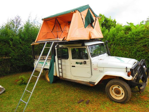 Camping é opção de férias para turistas na Serra da Canastra (Foto: Daniela Labonia/Divulgação) Camping é opção de férias para turistas na Serra da Canastra (Foto: Daniela Labonia/Divulgação)