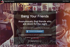 'Bang With Friends' quer unir amigos do Facebook para fazer sexo (Foto: Reprodução)