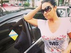Solange Gomes tem carro multado e reclama: 'Demorei quinze minutos'