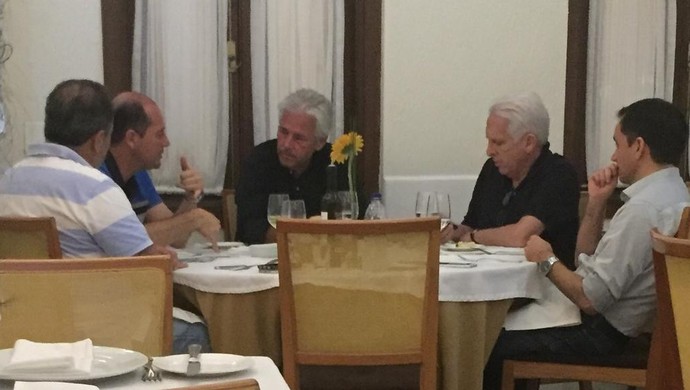 Reunião Flamengo diretores (Foto: GloboEsporte.com)