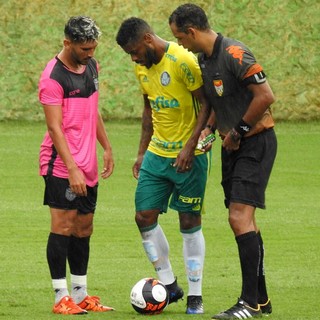 Bola parada do Palmeiras tem arma diferente para 2017: Michel Bastos