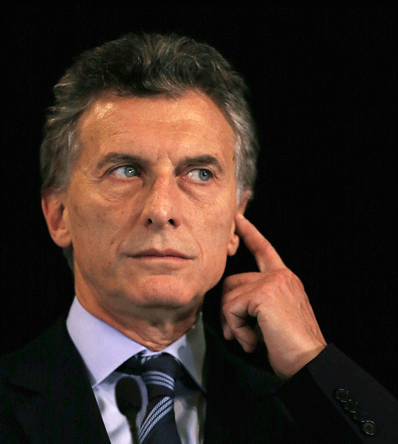 Novo presidente da Argentina, Mauricio Macri  (Foto: AP Photo/Luis Hidalgo)
