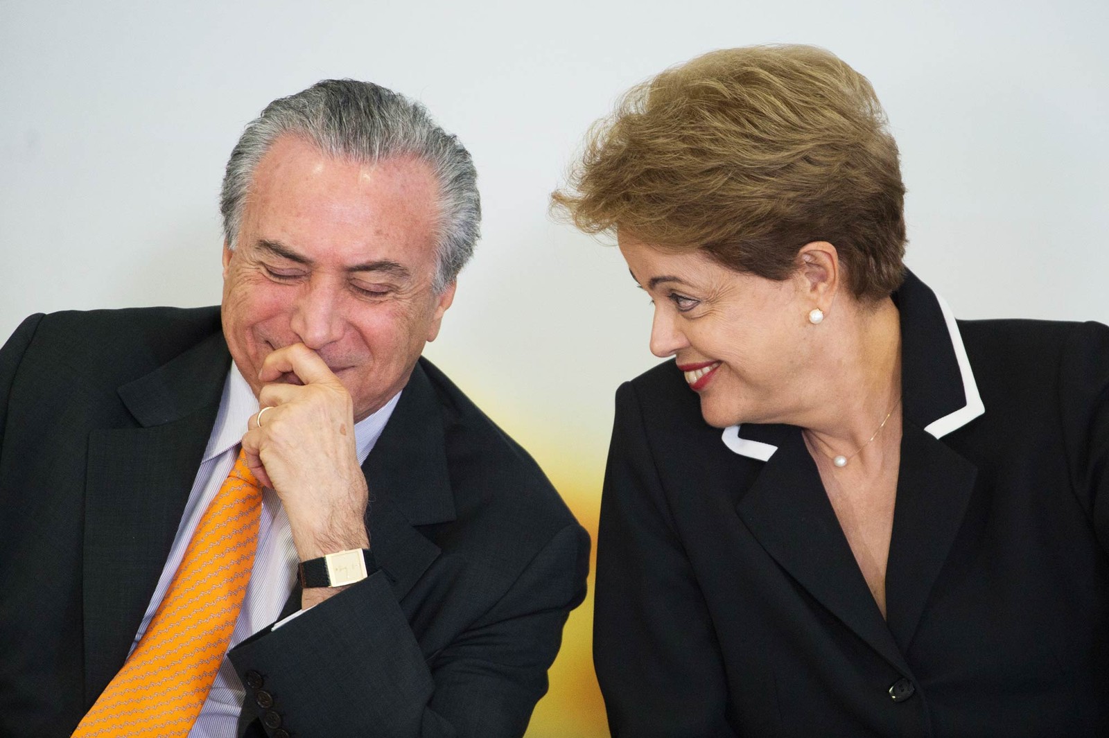 Michel Temer e Dilma Rousseff, durante cerimônia em junho de 2015 (Foto: Marcelo Camargo/Agência Brasil)